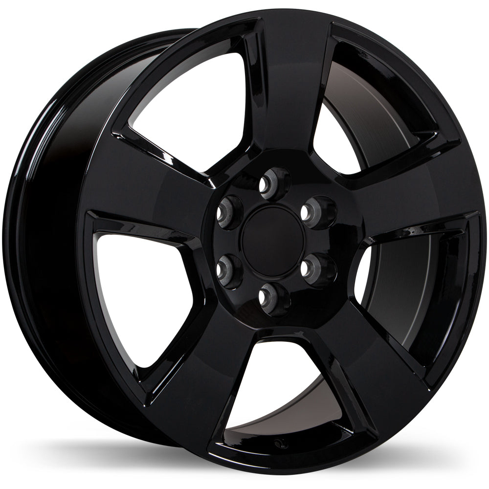 Replika R211 Gloss Black 22x9 +27 6x139.7mm 78.1mm - Wheelwiz