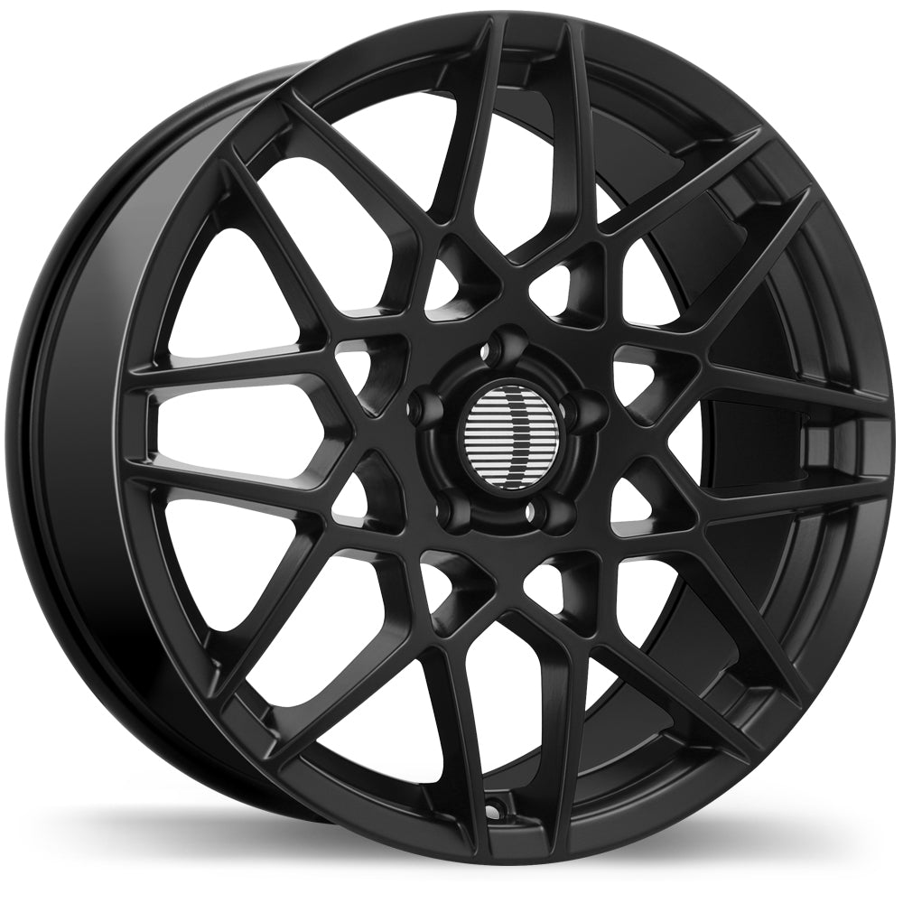 Replika R215 Satin Black 19x8.5 +30 5x114.3mm 70.6mm