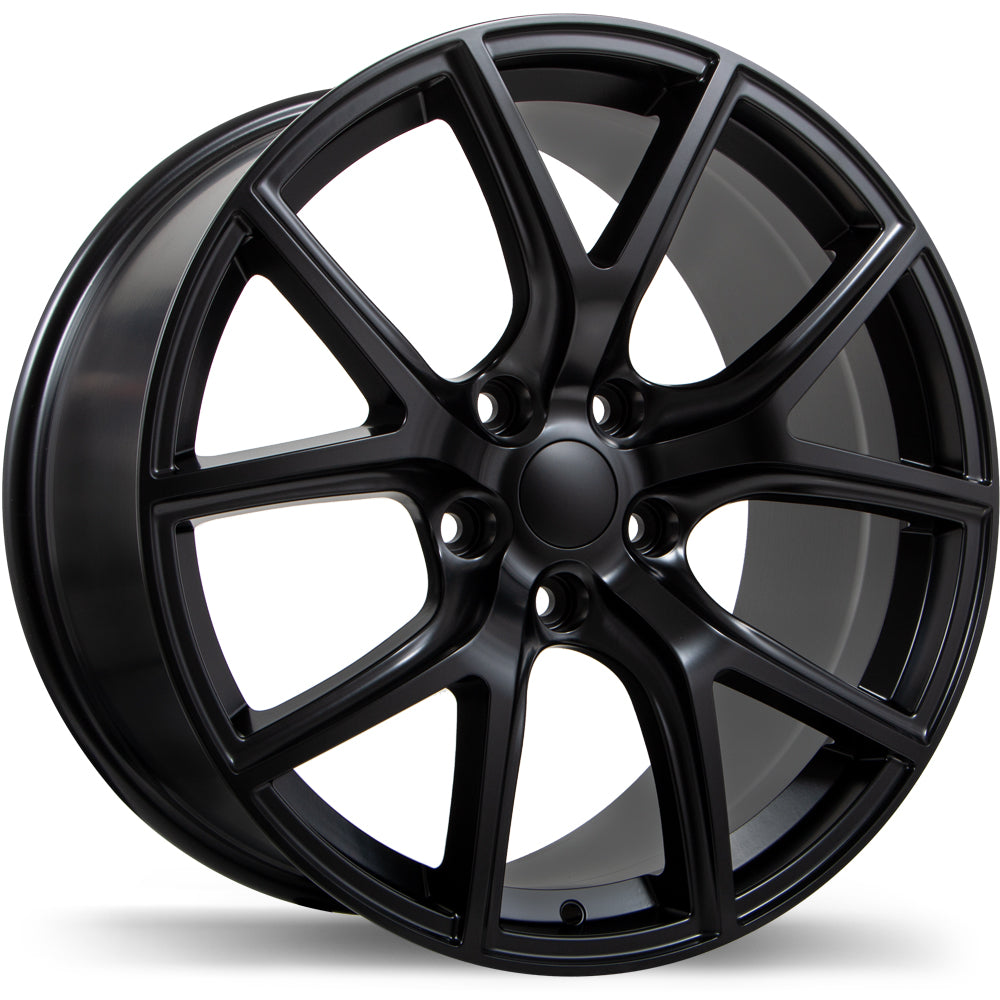 Replika R217 Satin Black 20x10 +50 5x127mm 71.5mm - Wheelwiz