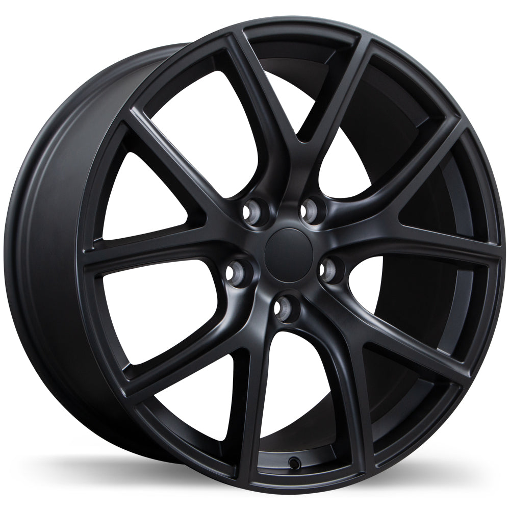 Replika R217A Satin Black 20x10 +50 5x127mm 71.5mm - Wheelwiz