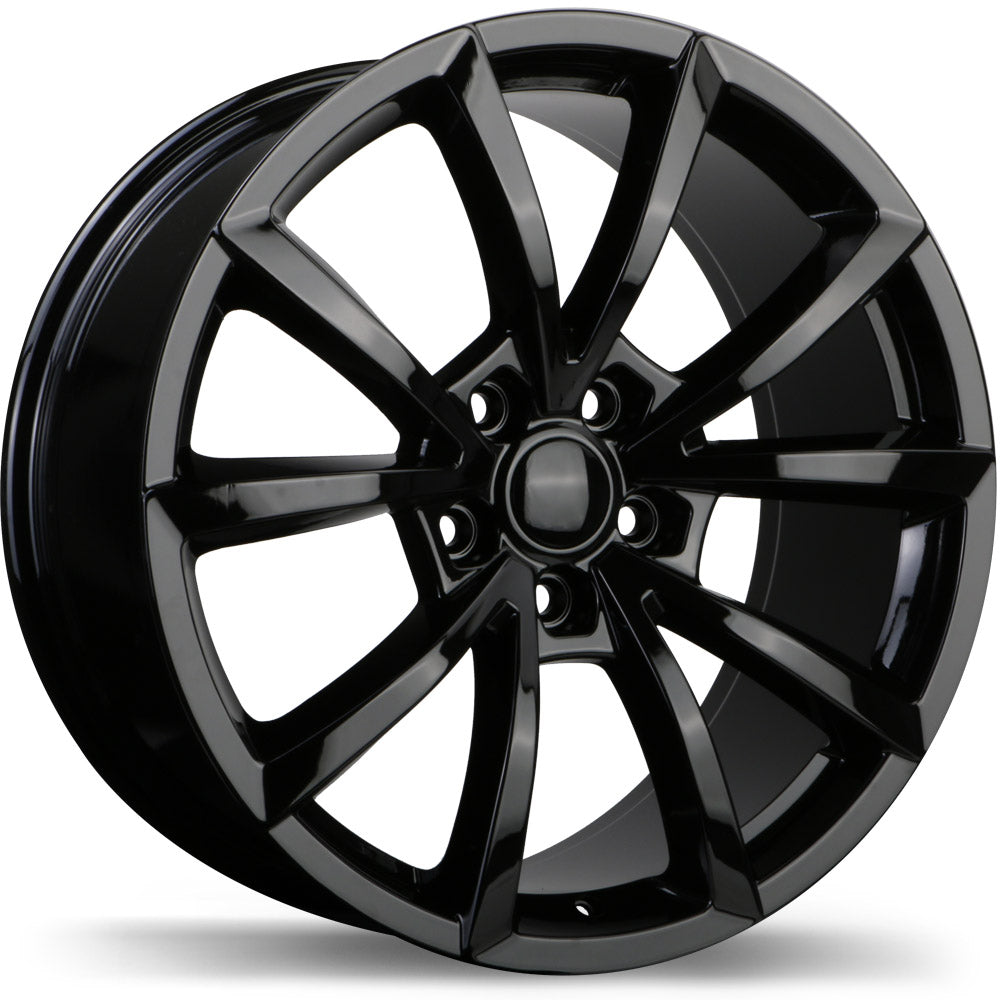 Replika R218 Gloss Black 20x10 +50 5x127mm 71.5mm