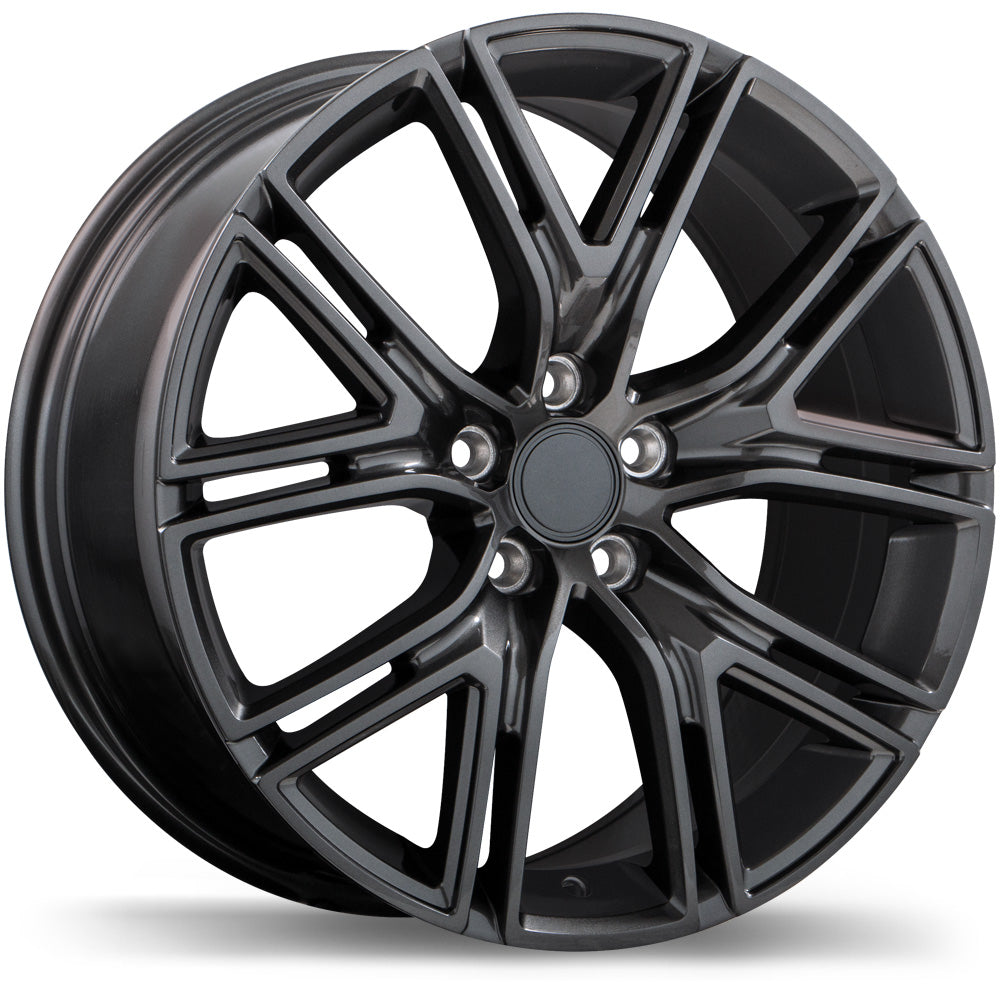 Replika R222 Gloss Gunmetal 17x7.5 +48 5x108mm 63.4mm - Wheelwiz