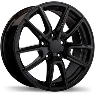 Replika R228 Gloss Black 18x8 +45 5x127mm 71.5mm