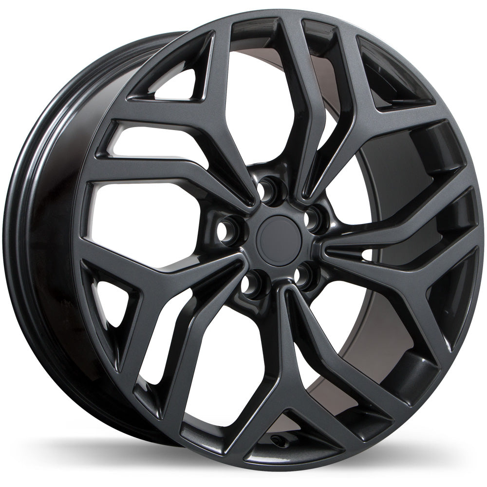 Replika R230 Gloss Gunmetal 20x9 +45 5x108mm 63.4mm - Wheelwiz
