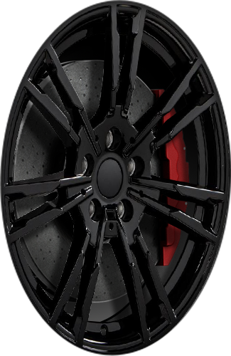 Replika R231 Gloss Black 18x8 +25 5x112mm 66.6mm