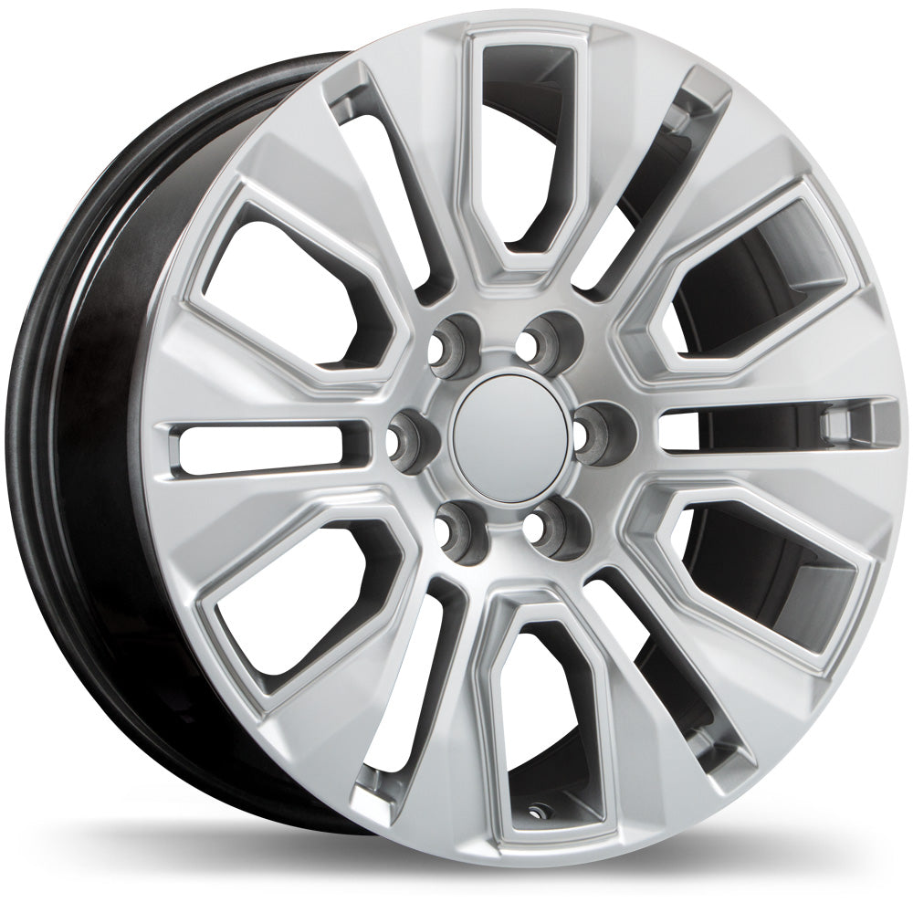 Replika R232 Hyper Silver 20x9 +24 6x139.7mm 78.0mm - Wheelwiz