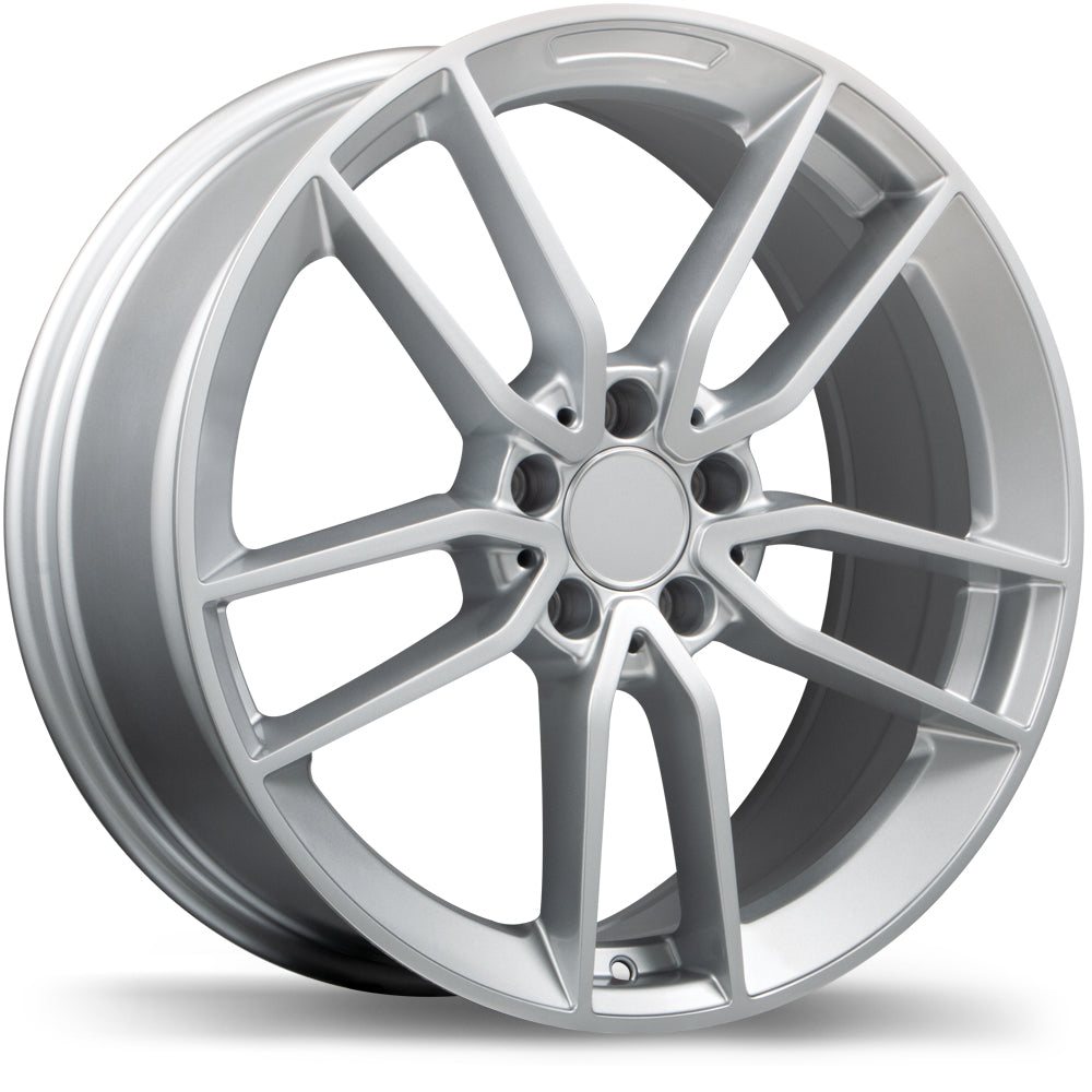 Replika R234 Gloss Silver 19x9 +45 5x112mm 66.5mm - Wheelwiz
