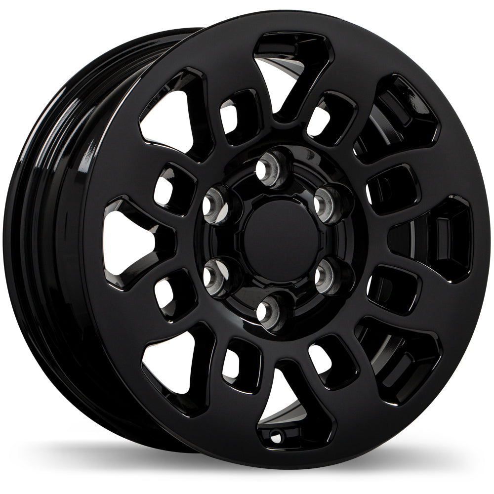 Replika R239 Gloss Black 16x7 +13 6x139.7mm 106.1mm - Wheelwiz
