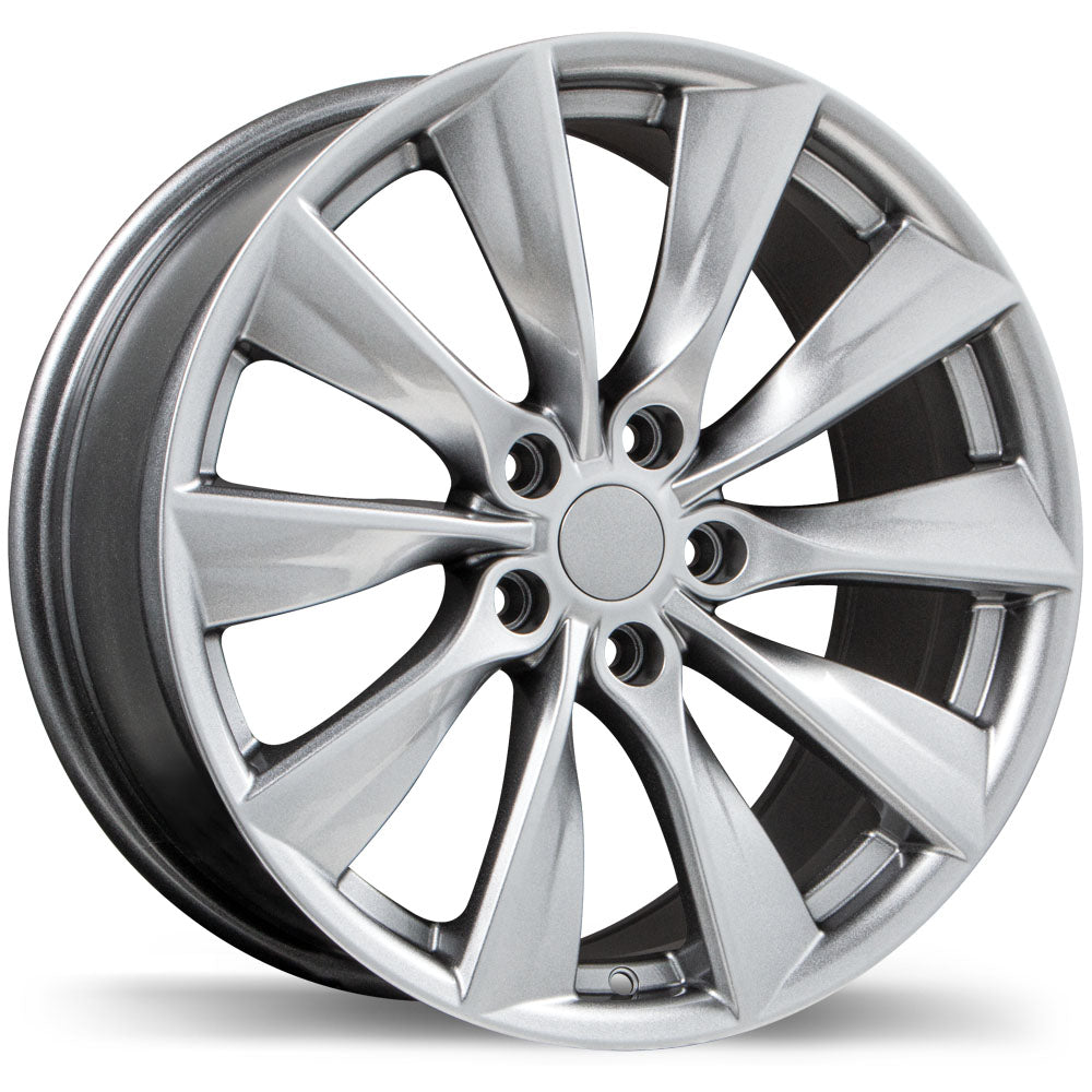 Replika R241B Gloss Silver 18x8.5 +40 5x114.3mm 68.2mm - Wheelwiz