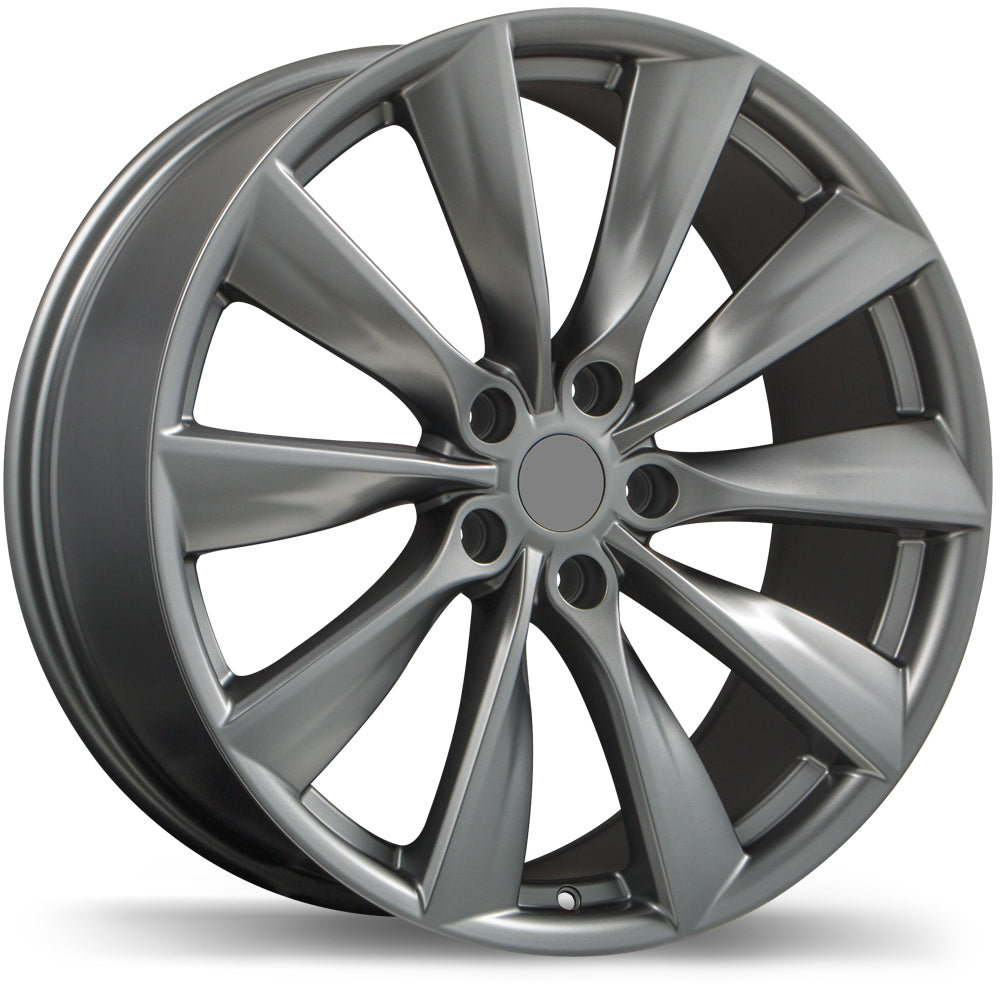 Replika R241B Space Grey 20x8.5 +35 5x114.3mm 64.1mm - Wheelwiz