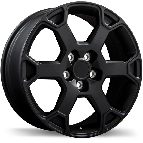 Replika R243 Satin Black 17x7 +35 5x114.3mm 60.1mm– Wheelwiz