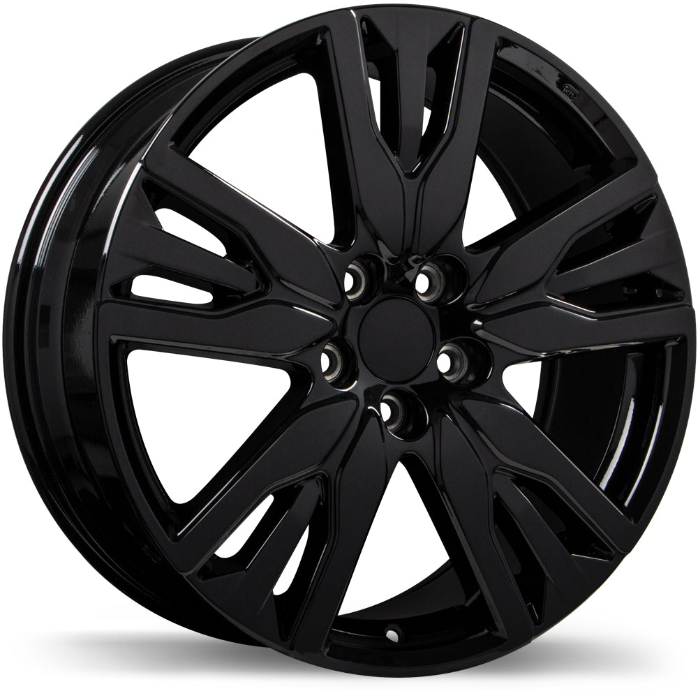 Replika R244 Gloss Black 20x8 +55 5x120mm 64.1mm - Wheelwiz
