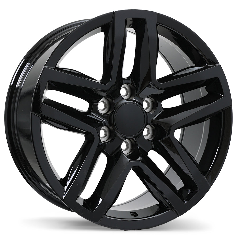 Replika R245 Gloss Black 20x9 +28 6x139.7mm 78.0mm - Wheelwiz