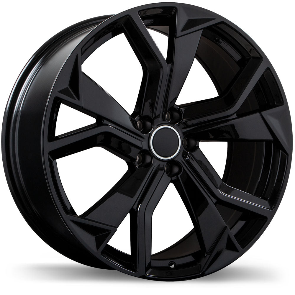 Replika R252 Gloss Black 18x8 +39 5x112mm 66.5mm