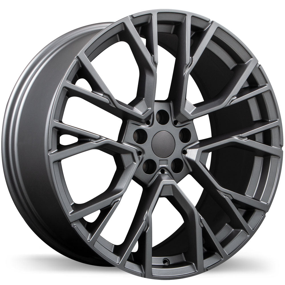Replika R253 Satin Charcoal 20x9 +30 5x112mm 66.6mm - Wheelwiz