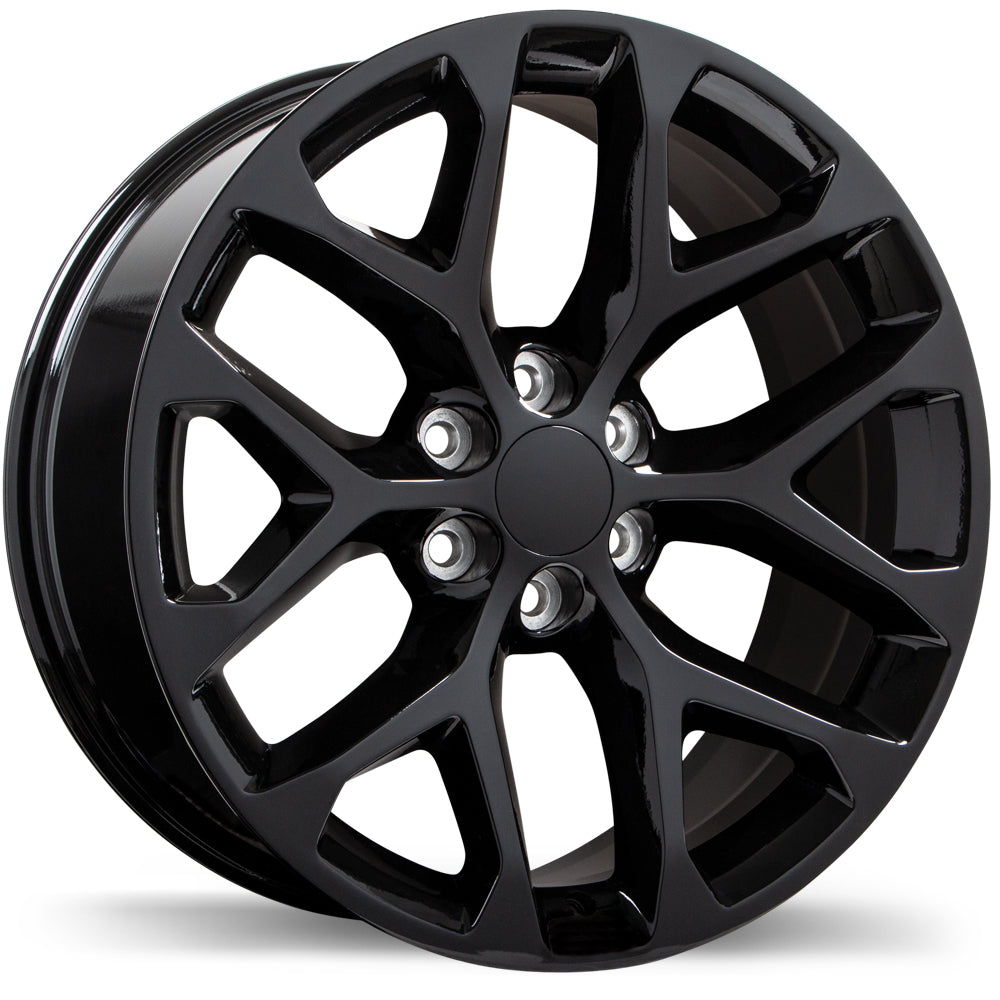 Replika R259 Gloss Black 22x9 +24 6x139.7mm 78.0mm - Wheelwiz