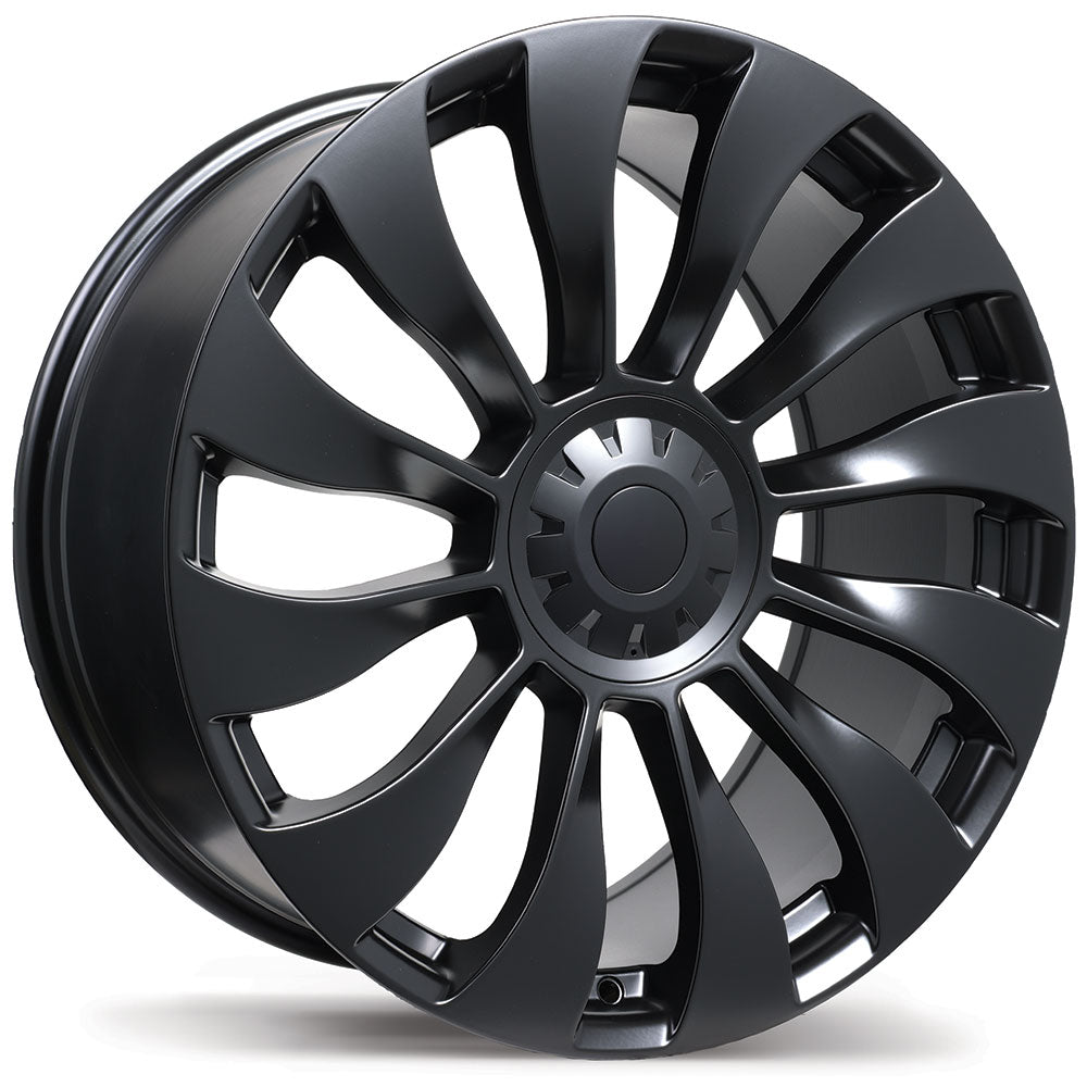 Replika R263 Satin Black 20x9.5 +45 5x114.3mm 64.1mm - Wheelwiz