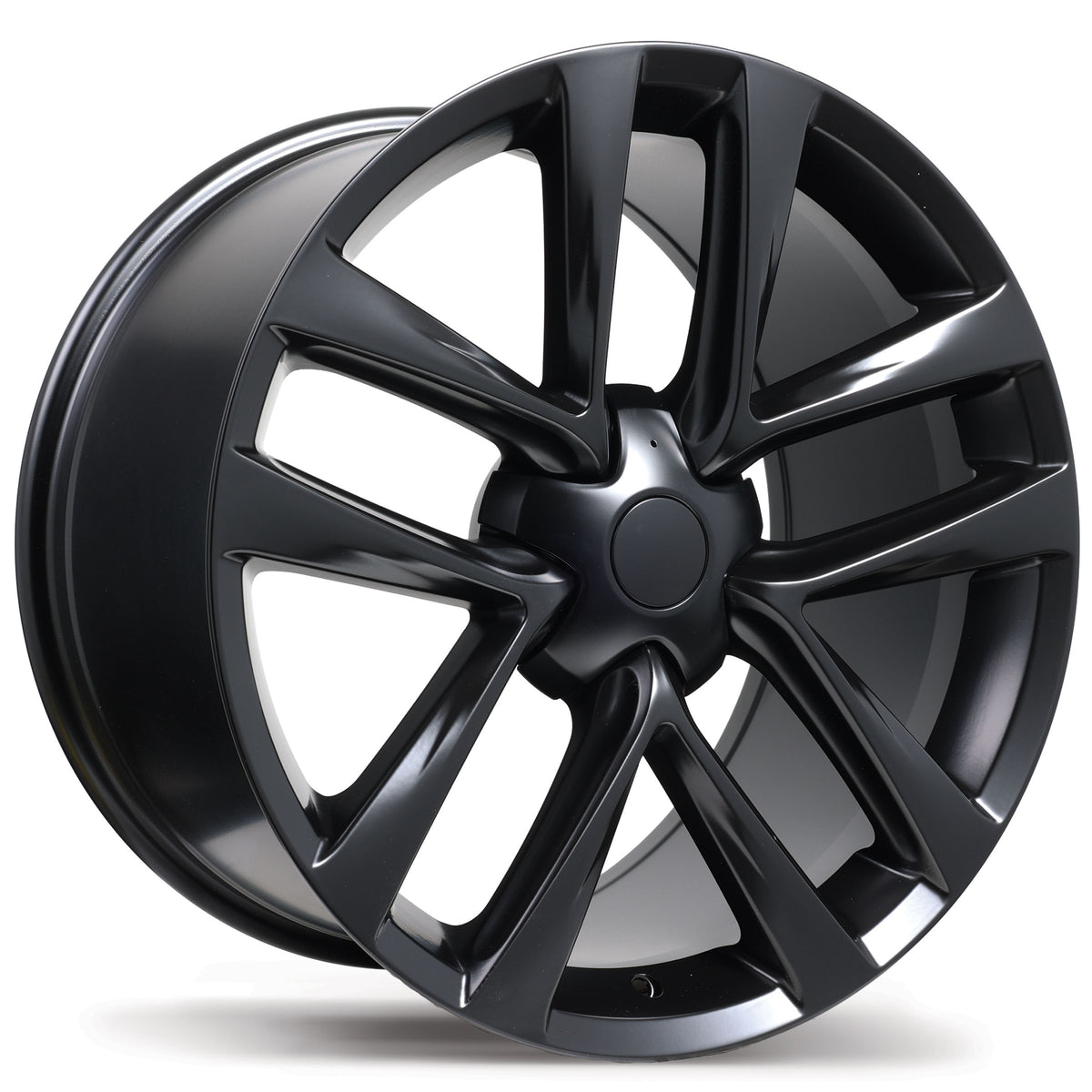 Replika R264 Satin Black 20x10 +35 5x120mm 64.1mm - Wheelwiz