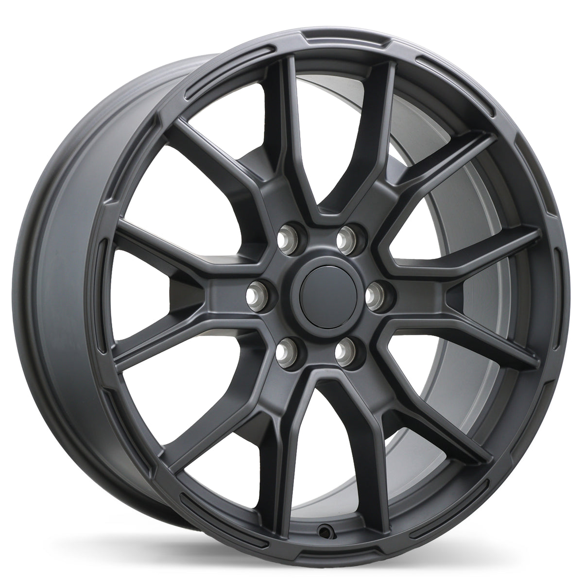 Replika R269 Matte Gunmetal 20x9 +35 6x135mm 87.1mm