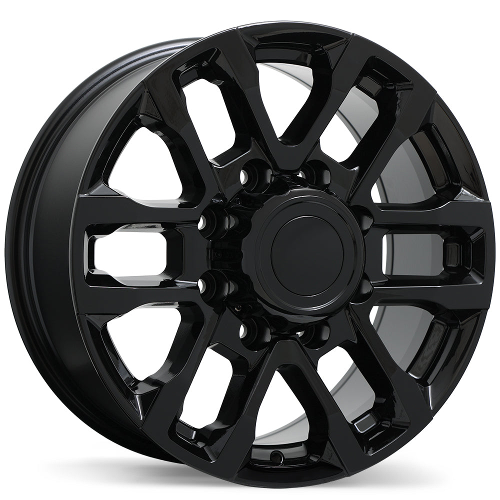 Replika R273 Gloss Black 18x8 +44 8x180mm 124.4mm
