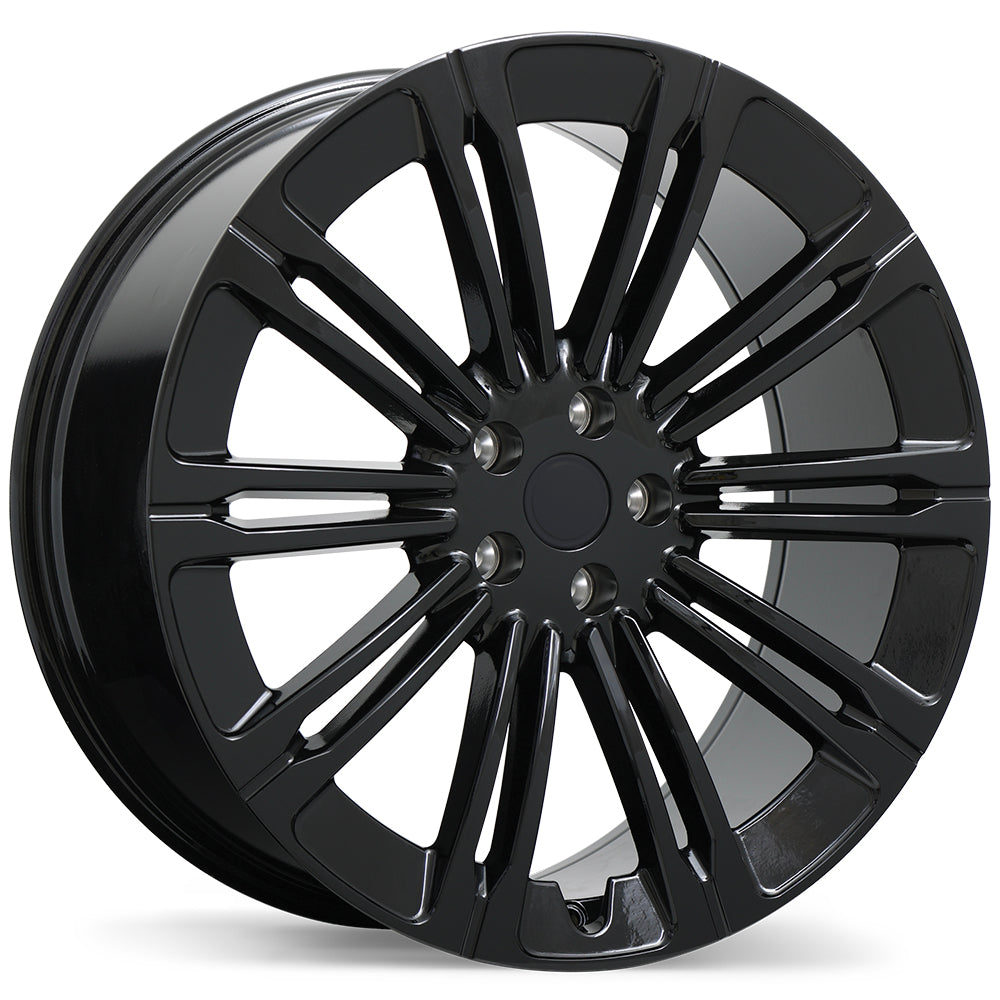 Replika R277 Gloss Black 22x9.5 +42 5x120mm 72.6mm - Wheelwiz