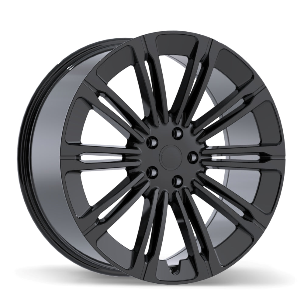 Replika R277 Gloss Black 22x9.5 +42 5x120mm 72.6mm - Wheelwiz