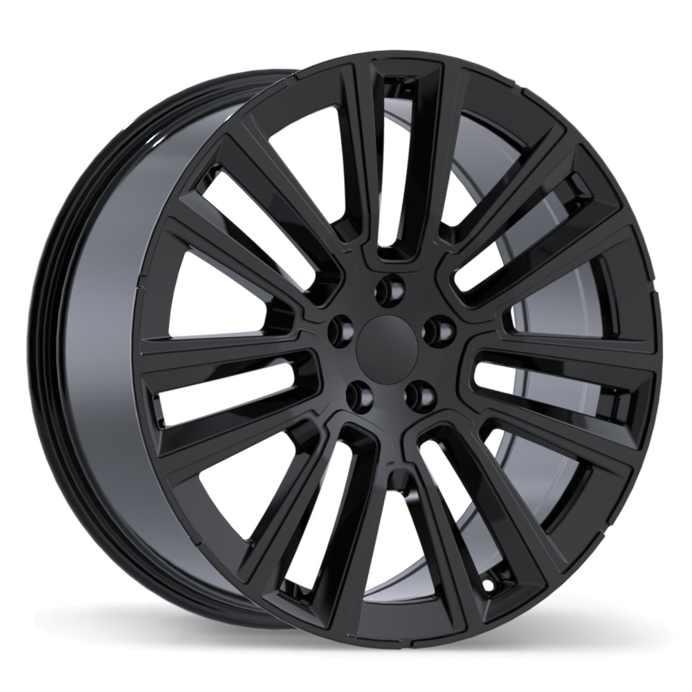 Replika R280 Gloss Black 20x9 +40 5x108mm 63.4mm - Wheelwiz