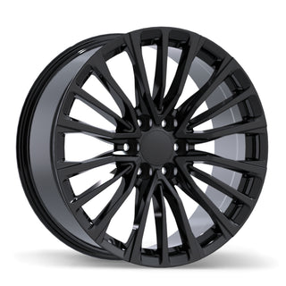 Replika R281 Gloss Black 24x9.5 +28 6x139.7mm 78.0mm
