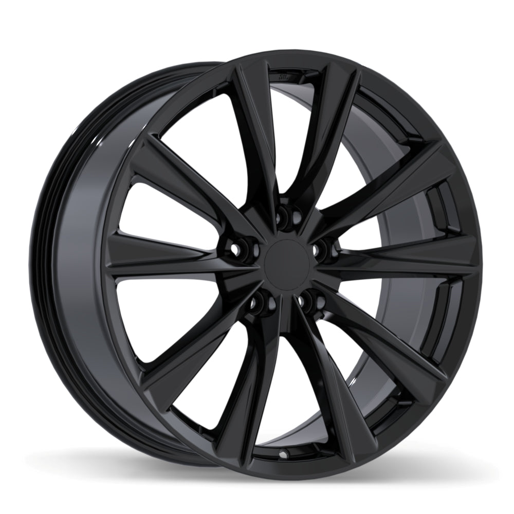 Replika R284 Gloss Black 21x8 +40 5x114.3mm 60.1mm