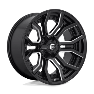 Fuel Offroad D711 RAGE Gloss Black Milled 20x10 -18 6x135|6x139.7mm 106.1mm - Wheelwiz