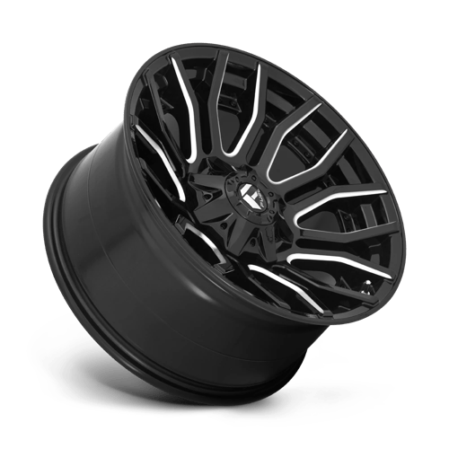 Fuel Offroad D711 RAGE Gloss Black Milled 20x10 -18 8x165.1mm 125.1mm - Wheelwiz