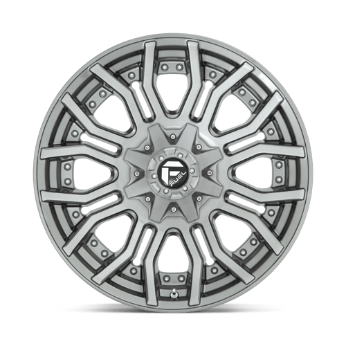 Fuel Offroad D713 RAGE PLATINUM Brushed Gun Metal Tinted Clear 20x10 -18 8x170mm 125.1mm - Wheelwiz