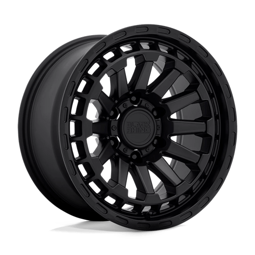 Black Rhino RAID Matte Black 17x8.5 -18 5x114.3mm 71.5mm - Wheelwiz