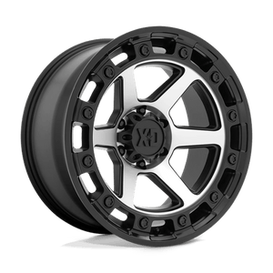 XD Series XD862 RAID Satin Black Machined 20x10 -18 5x127mm 71.5mm - Wheelwiz