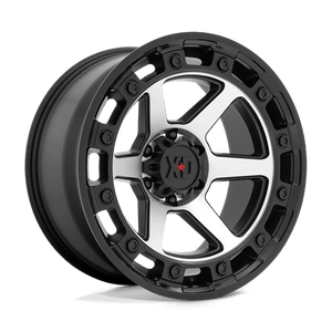XD Series XD862 RAID Satin Black Machined 17x9 0 5x127mm 71.5mm - Wheelwiz