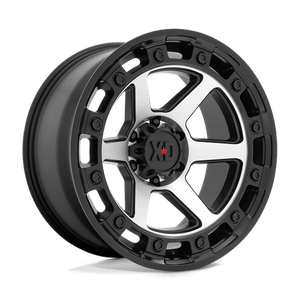 XD Series XD862 RAID Satin Black Machined 17x9 0 6x139.7mm 106.1mm - Wheelwiz