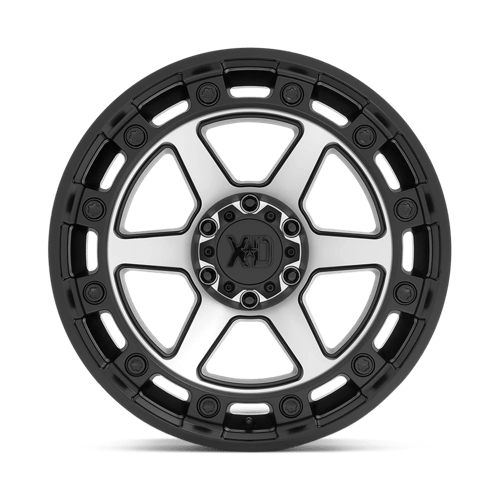 XD Series XD862 RAID Satin Black Machined 17x9 0 5x127mm 71.5mm - Wheelwiz