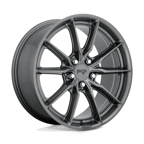 Niche M239 RAINIER Matte Anthracite 18x8 +42 5x112mm 66.6mm - Wheelwiz