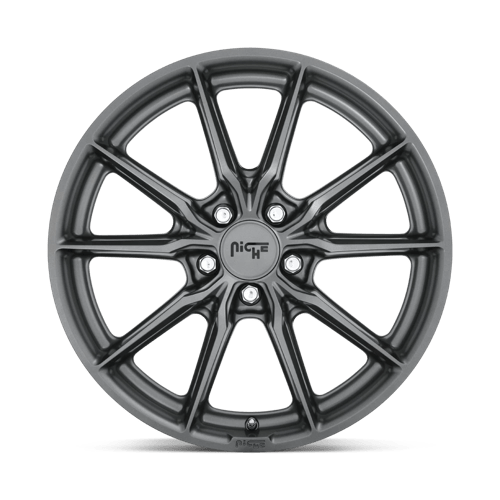 Niche M239 RAINIER Matte Anthracite 18x8 +42 5x112mm 66.6mm - Wheelwiz