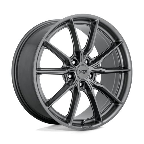 Niche M239 RAINIER Matte Anthracite 19x8.5 +25 5x112mm 66.6mm - WheelWiz