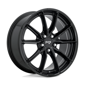 Niche M240 RAINIER Gloss Black 18x8 +42 5x112mm 66.6mm - WheelWiz