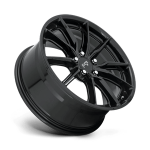 Niche M240 RAINIER Gloss Black 18x8 +42 5x112mm 66.6mm - WheelWiz