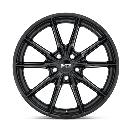 Niche M240 RAINIER Gloss Black 18x8 +42 5x112mm 66.6mm - WheelWiz