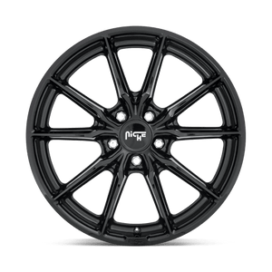 Niche M240 RAINIER Gloss Black 18x8 +42 5x112mm 66.6mm - WheelWiz