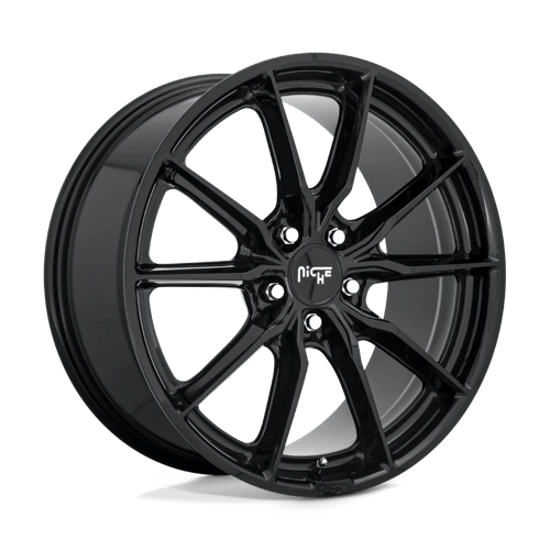 Niche M240 RAINIER Gloss Black 19x8.5 +42 5x112mm 66.6mm - Wheelwiz
