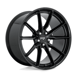 Niche M240 RAINIER Gloss Black 19x9.5 +35 5x114.3mm 72.6mm - WheelWiz