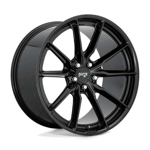 Niche M240 RAINIER Gloss Black 18x8 +40 5x114.3mm 72.6mm - WheelWiz