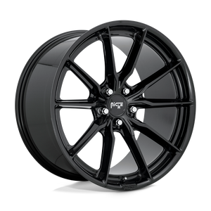 Niche M240 RAINIER Gloss Black 18x8 +25 5x114.3mm 72.6mm - WheelWiz