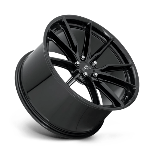 Niche M240 RAINIER Gloss Black 18x8 +40 5x120mm 72.6mm - WheelWiz