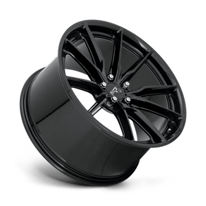 Niche M240 RAINIER Gloss Black 22x9 +15 5x115mm 71.5mm - Wheelwiz